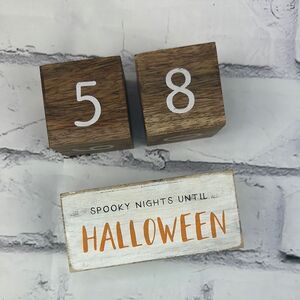 Thanksgiving Halloween Birthday Christmas Countdown Blocks